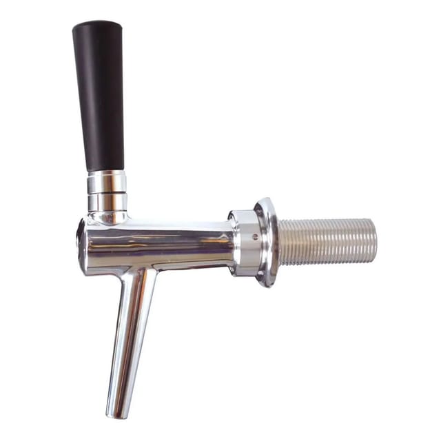 Ich-Zapfe Kolbenschankhahn C-TAP Chromnickelstahl NW 10mm Poliert