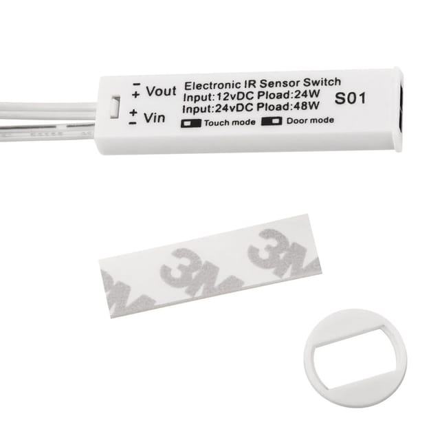 SOTECH Einbausensor SO1 Weiß mit 2 Schaltfunktionen für Türbewegung Handbewegung
