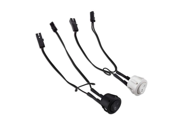 SOTECH Wippschalter Weiß mit MiniAMP Stecker