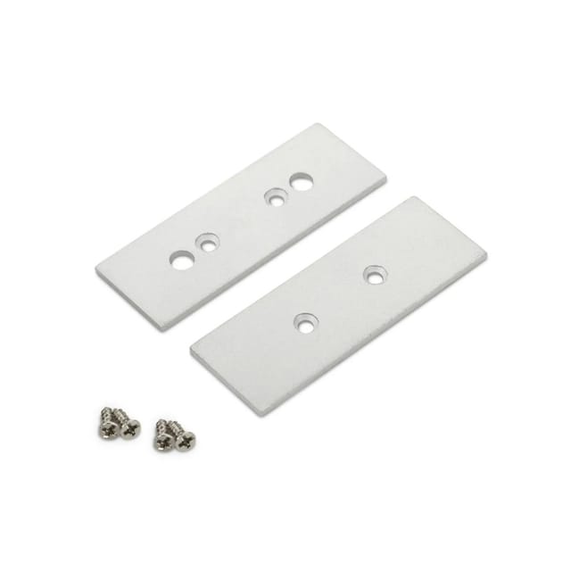 SOTECH Endkappenset für LED Profil 41 49 x 17 x 1,5 mm Aluminium Offen Geschlossen