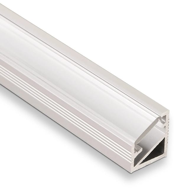 SOTECH LED Eck Profil 66 Alu Eloxiert Opal 2m für LED Streifen