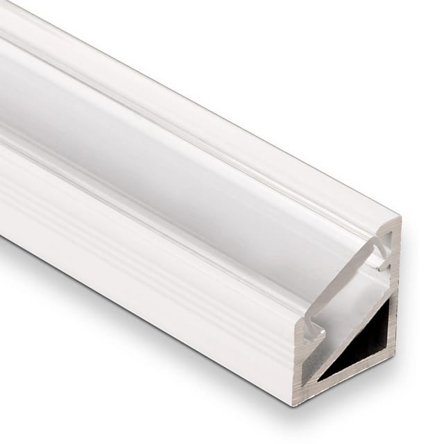 SOTECH LED Eck Profil 66 Weiß Klar 2m für LED Streifen