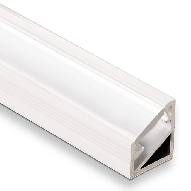 SOTECH LED Eck Profil 66 Weiß Opal 2m für LED Streifen