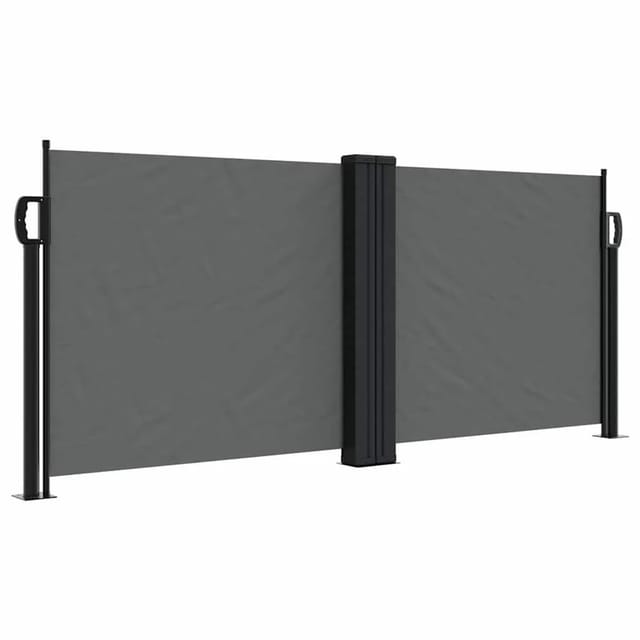 vidaXL Seitenmarkise Ausziehbar Anthrazit 100x1000 cm 4004688