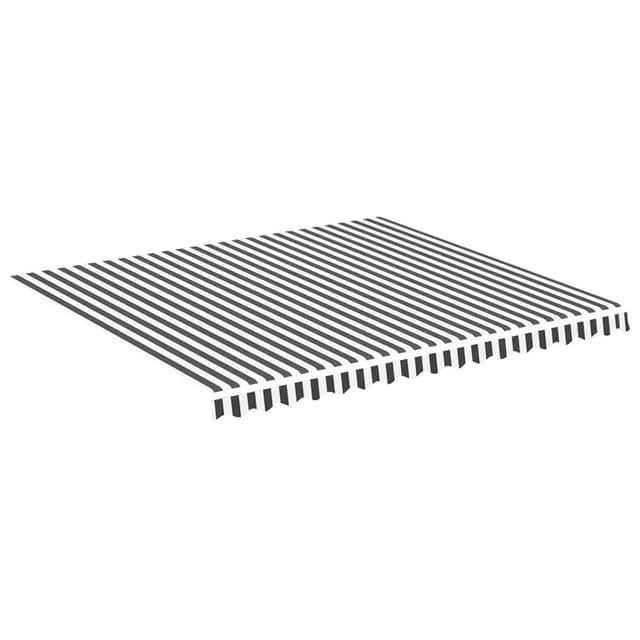 vidaXL Markisenbespannung Anthrazit und Weiß 4x3,5 m 311988