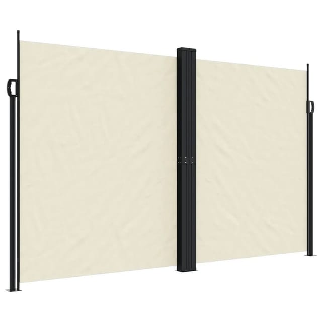 vidaXL Seitenmarkise Ausziehbar Creme 200x1200 cm 4004850