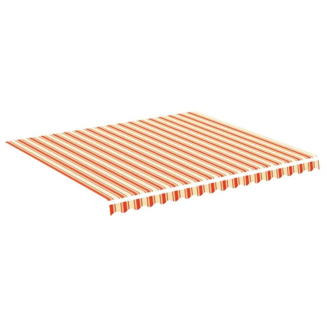 vidaXL Markisenbespannung Gelb und Orange 4x3,5 m 312018