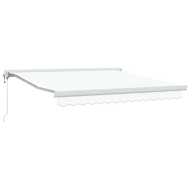 vidaXL Markise Weiß 350 x 250 x 165 cm Polyester und Aluminium 3330370