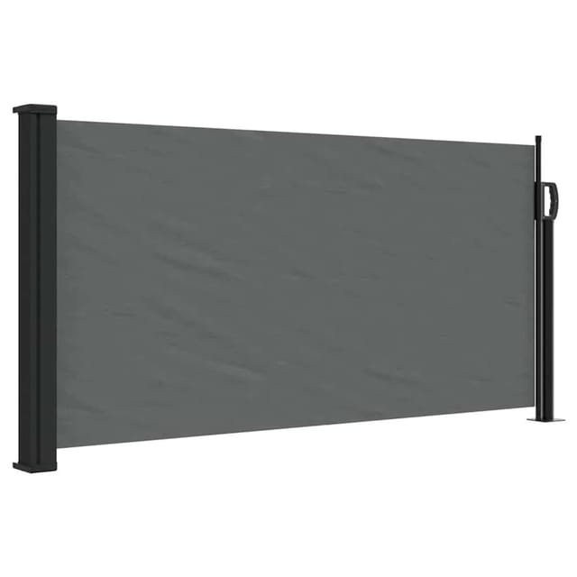 vidaXL Ausziehbare Seitenmarkise Anthrazit 100x500 cm 4004398