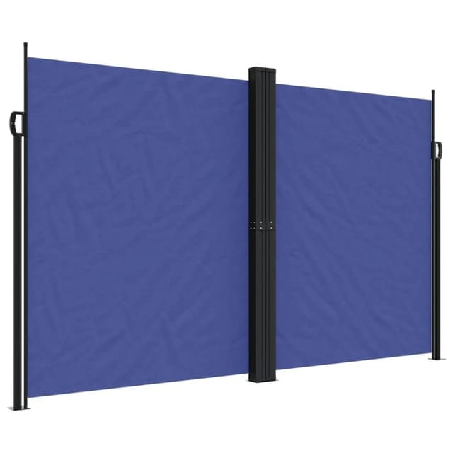 vidaXL Seitenmarkise Ausziehbar Blau 200x1200 cm 4004851