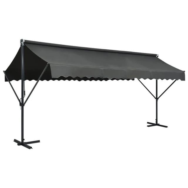 vidaXL Freistehende Markise 500x300 cm Anthrazit 145887