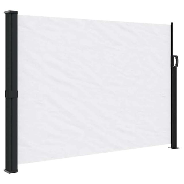 vidaXL Seitenmarkise Ausziehbar Weiß 140x600 cm 4004511