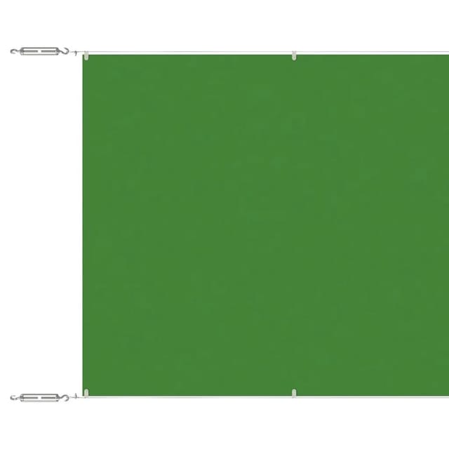 vidaXL Senkrechtmarkise Hellgrün 60x600 cm Oxford-Gewebe 148300