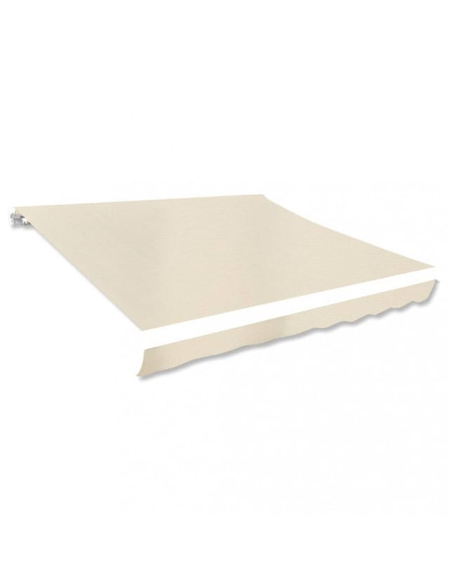 vidaXL Markisenbespannung Canvas Creme 350x250 cm 143702