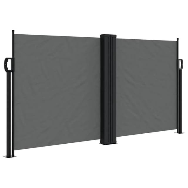 vidaXL Seitenmarkise Ausziehbar Anthrazit 120x1200 cm 4004793