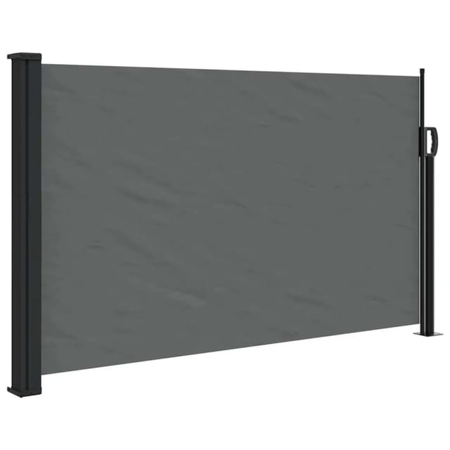 vidaXL Ausziehbare Seitenmarkise Anthrazit 120x600 cm 4004503