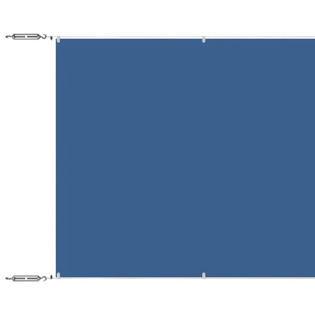 vidaXL Senkrechtmarkise Blau 140x1200 cm Oxford-Gewebe 148464