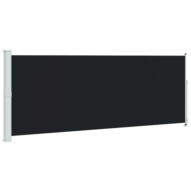 vidaXL Seitenmarkise Ausziehbar 180x500 cm Schwarz 313405