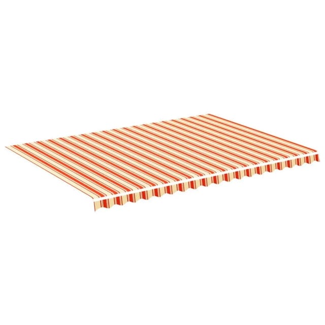 vidaXL Markisenbespannung Gelb und Orange 5x3,5 m 312022