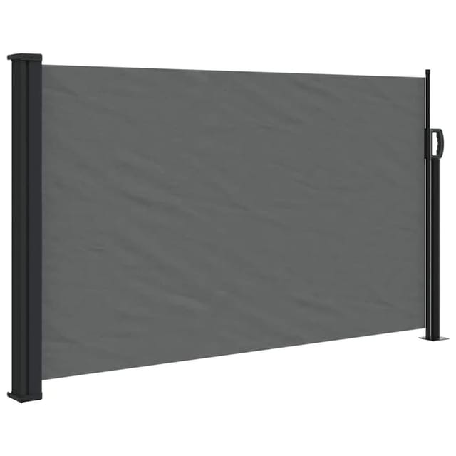 vidaXL Ausziehbare Seitenmarkise Anthrazit 120x500 cm 4004413