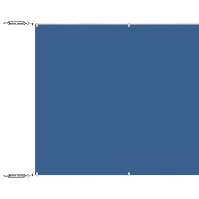 vidaXL Senkrechtmarkise Blau 140x800 cm Oxford-Gewebe 148462
