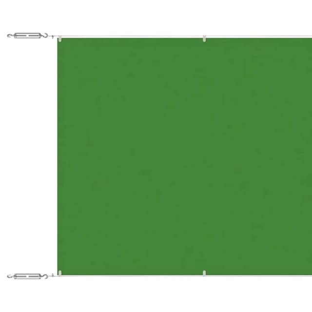 vidaXL Senkrechtmarkise Hellgrün 100x1200 cm Oxford-Gewebe 148310