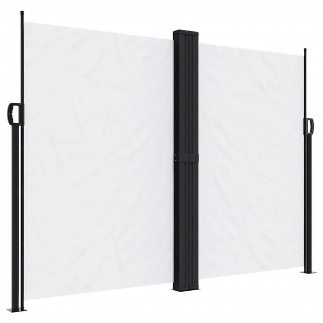 vidaXL Seitenmarkise Ausziehbar Weiß 180x600 cm 4004646