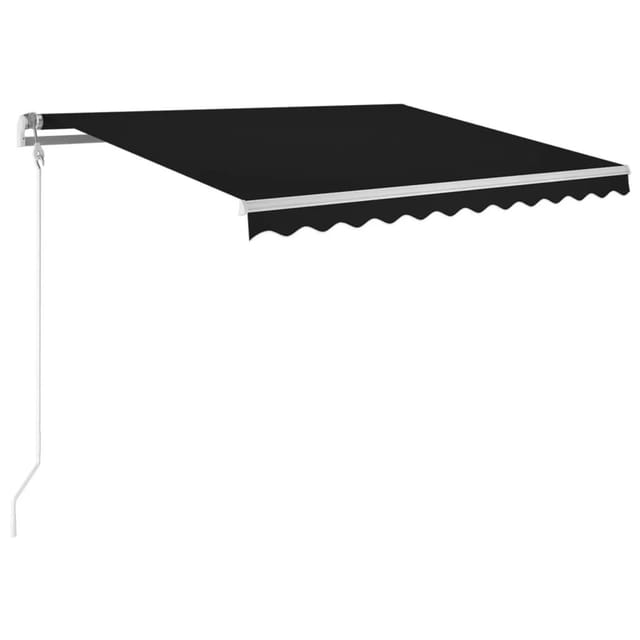 vidaXL Markise Automatisch Einziehbar 300x250 cm Anthrazit 3068869