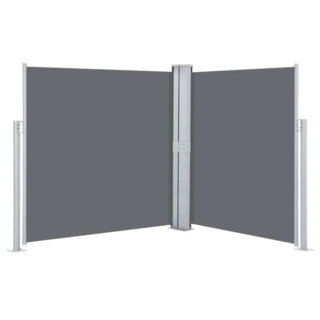 vidaXL Ausziehbare Seitenmarkise Anthrazit 140 x 600 cm 48456