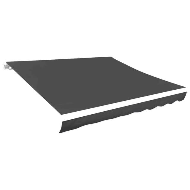 vidaXL Markisenbespannung Canvas Anthrazit 450x300 cm 143711