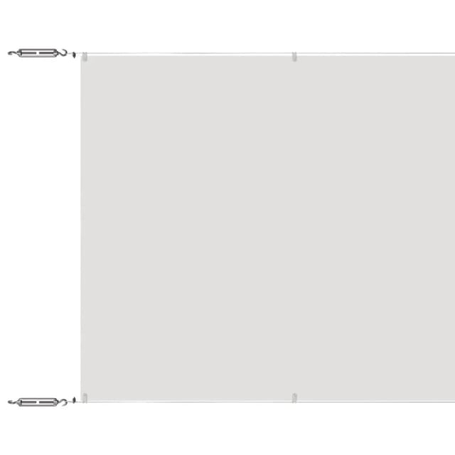 vidaXL Senkrechtmarkise Weiß 140x600 cm Oxford-Gewebe 148167