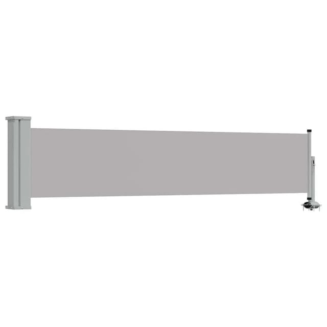 vidaXL Ausziehbare Seitenmarkise 60×300 cm Grau 48354