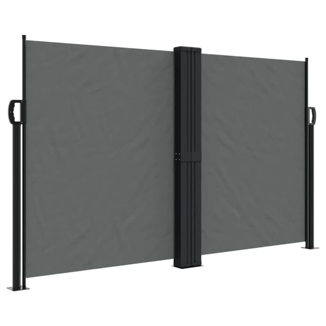 vidaXL Seitenmarkise Ausziehbar Anthrazit 140x1200 cm 4004808