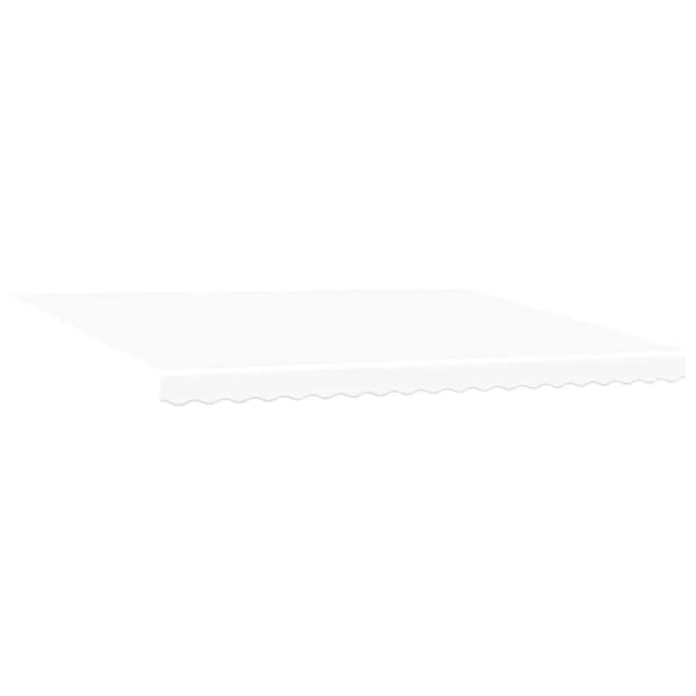 vidaXL Markisenersatzstoff Weiß 430 x 345 cm Polyester 42000577