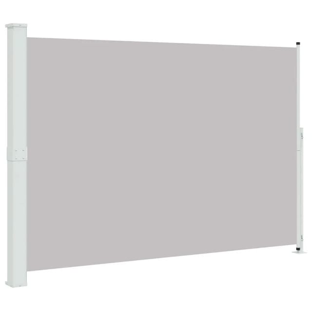 vidaXL Seitenmarkise Ausziehbar 200x300 cm Grau 313413