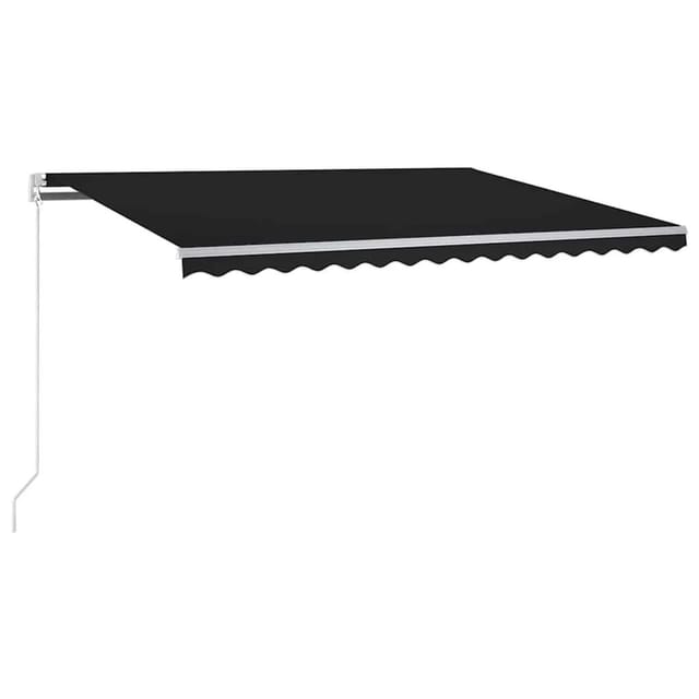 vidaXL Automatische Markise mit LED & Windsensor 350x250 cm Anthrazit 3068894