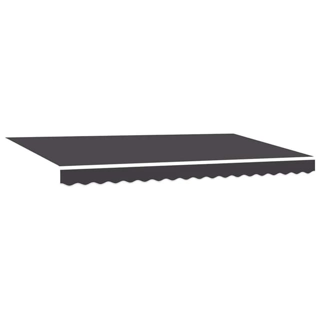 vidaXL Einziehbare Markise Anthrazit 350 x 200 cm Stoff 3329654