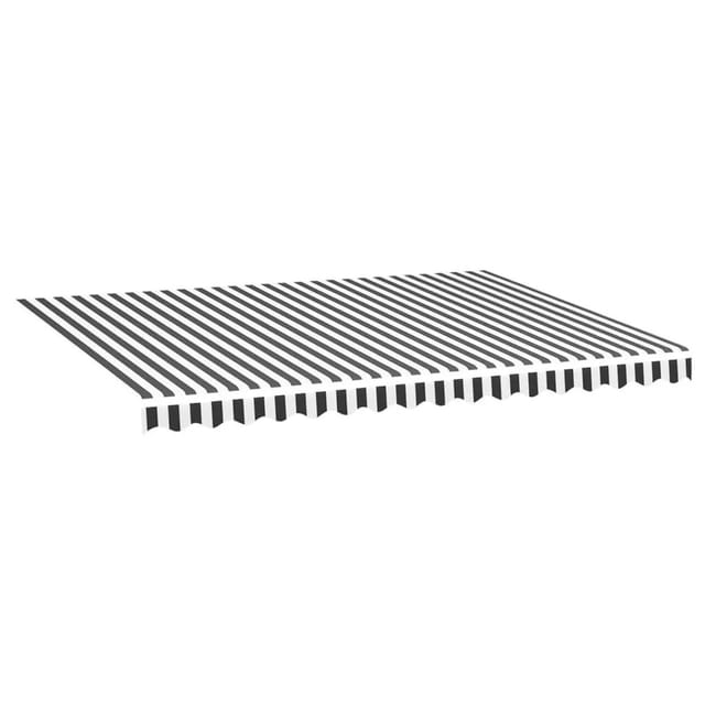 vidaXL Markisenbespannung Anthrazit und Weiß 4x3 m 311987