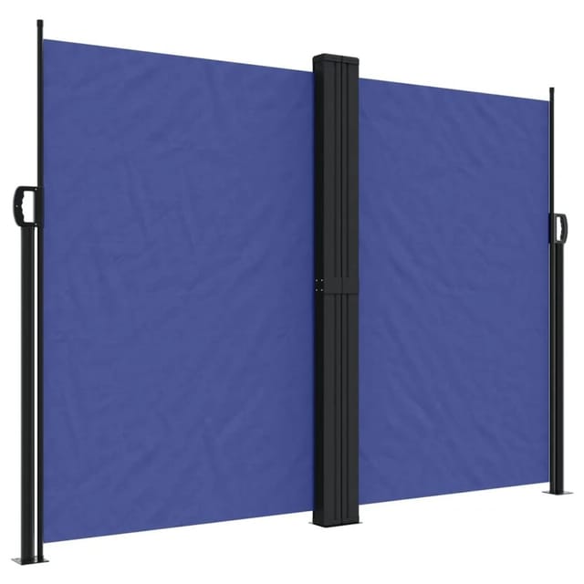 vidaXL Seitenmarkise Ausziehbar Blau 180x1000 cm 4004746