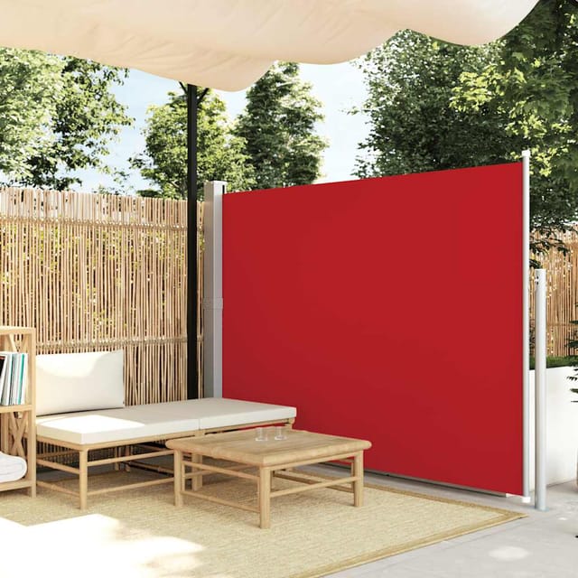 vidaXL Ausziehbare Seitenmarkise 170×300 cm Rot 48367