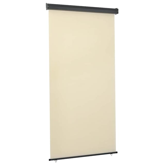 vidaXL Balkon-Seitenmarkise 125x250 cm Creme 48419
