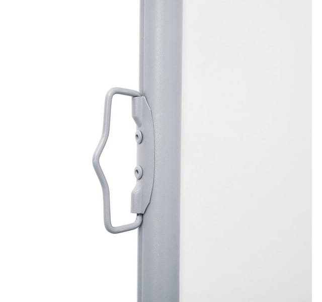 vidaXL Ausziehbare Seitenmarkise Cremeweiß 120 x 600 cm 48449