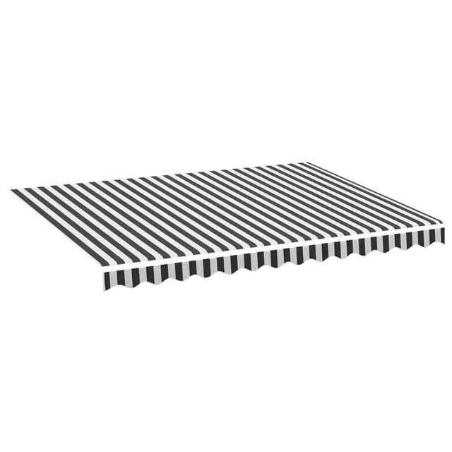 vidaXL Markisenbespannung Anthrazit und Weiß 3,5x2,5 m 311986
