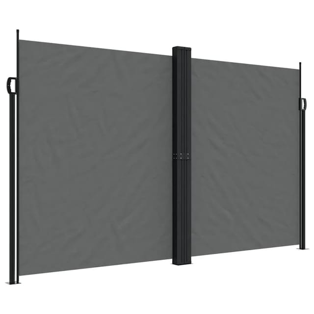vidaXL Seitenmarkise Ausziehbar Anthrazit 200x1000 cm 4004763