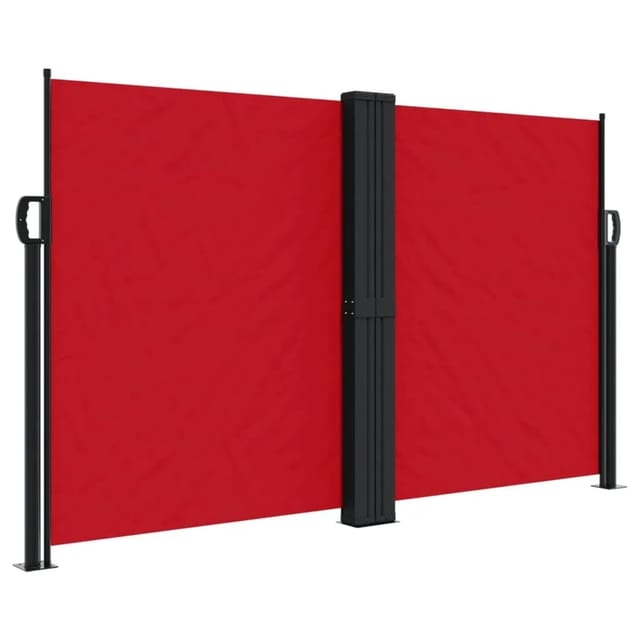 vidaXL Seitenmarkise Ausziehbar Rot 140x1200 cm 4004807