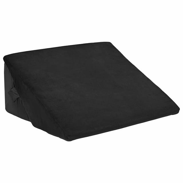 vidaXL Keil Kopfkissen Sonstiges Schwarz 55 x 55 x 26 cm 42020242
