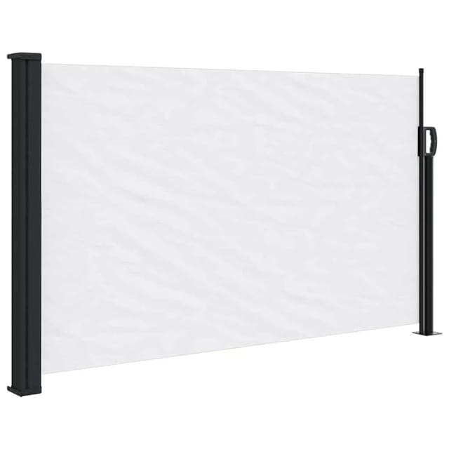 vidaXL Seitenmarkise Ausziehbar Weiß 120x500 cm 4004406
