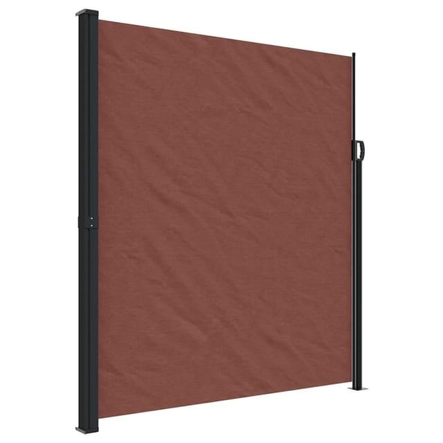 vidaXL Seitenmarkise Ausziehbar Braun 220x500 cm 4004479