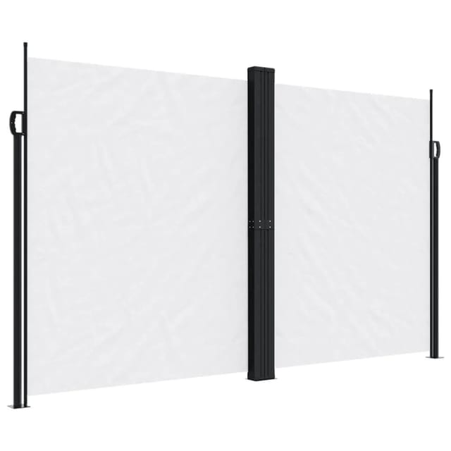 vidaXL Seitenmarkise Ausziehbar Weiß 200x1200 cm 4004856