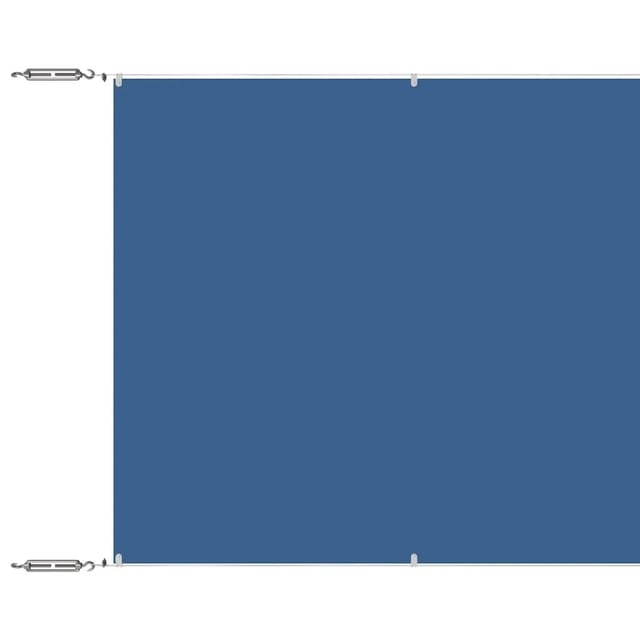 vidaXL Senkrechtmarkise Blau 60x800 cm Oxford-Gewebe 148448